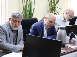 جلسه مشترک مسئول و مدیران سازمان بسیج مهندسین صنعت و معدن کشور با فرمانده و اعضاء شورای مرکزی بسیج سازمان انرژی اتمی