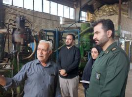 پایش میدانی ۱۱ واحد صنعتی شهرک صنعتی بهاران همدان با هدف شناسایی موانع تولید و آمادگی برگزاری قرارگاه صنعتی خاتم‌الانبیاء (ص)