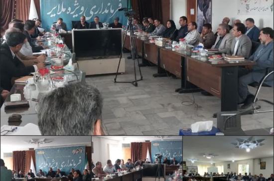 جلسه قرارگاه صنعتی خاتم الانبیاء بسیج مهندسین صنعت ومعدن در شهرستان ملایر برگزار گردید