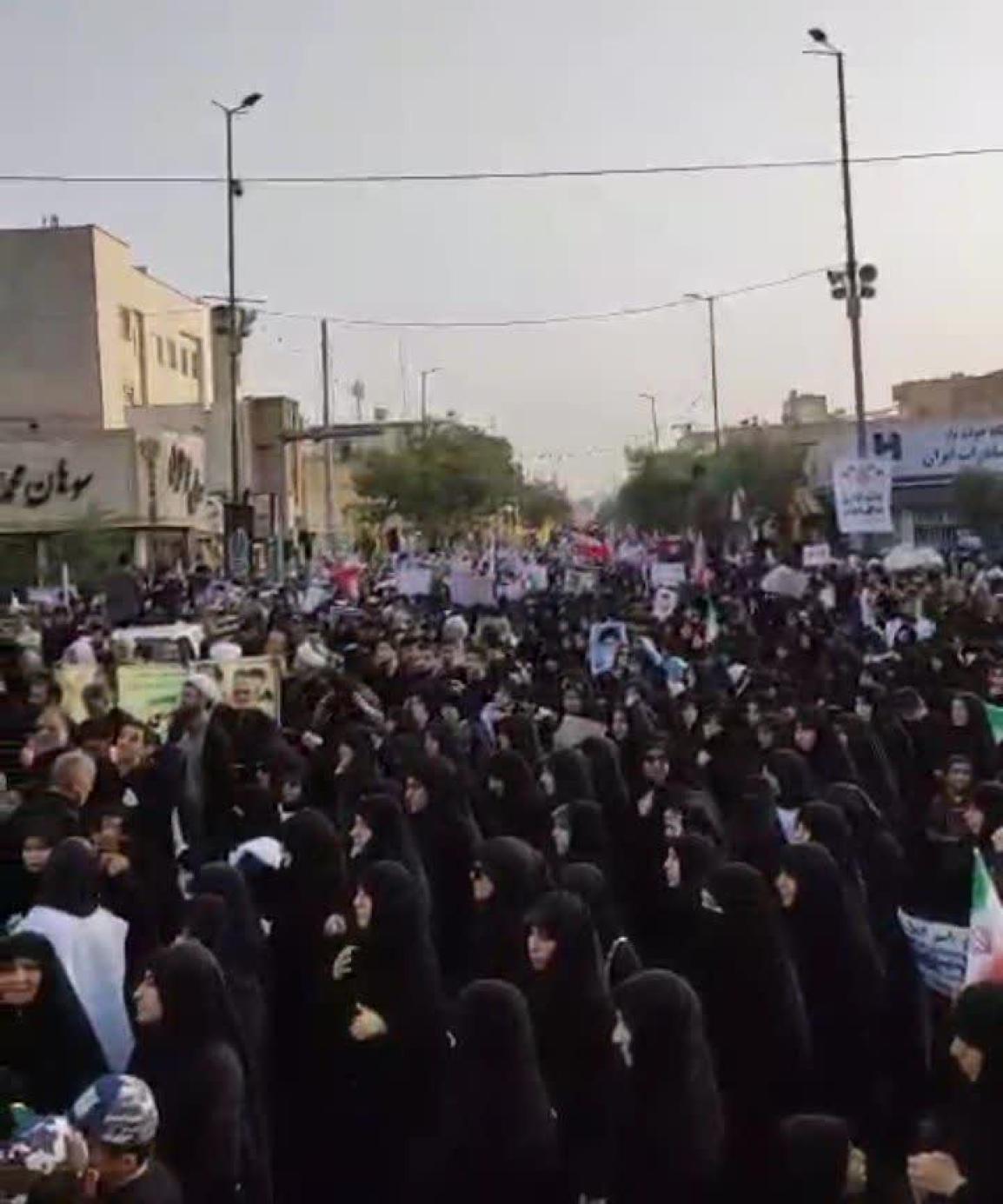 راهپیمایی بیعت و حمایت از ولایت فقیه با حضور پرشور مهندسین بسیجی سازمان بسیج مهندسین صنعت و معدن